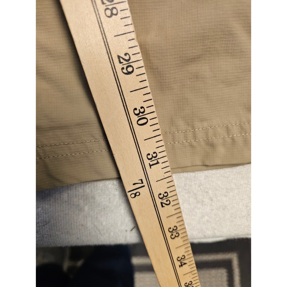 The North Face Mens Hiking Pants Tan Khaki Nylon Ripstop Straight Leg Size 36 - Picture 2 of 7